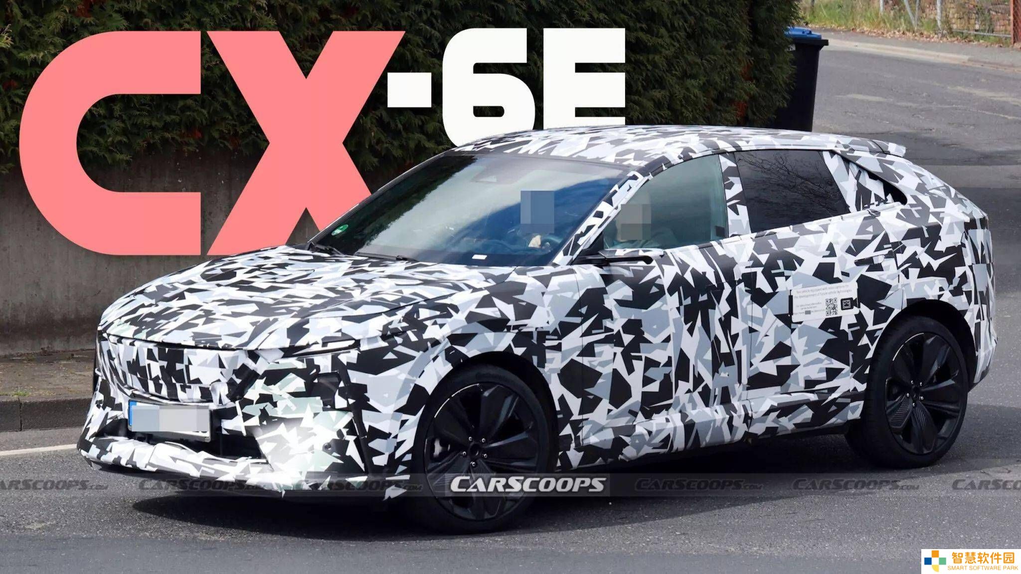 马自达CX-6e纯电SUV路测照曝光，联手长安打造紧凑新车型