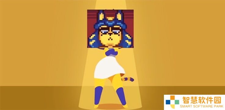 像素埃及猫