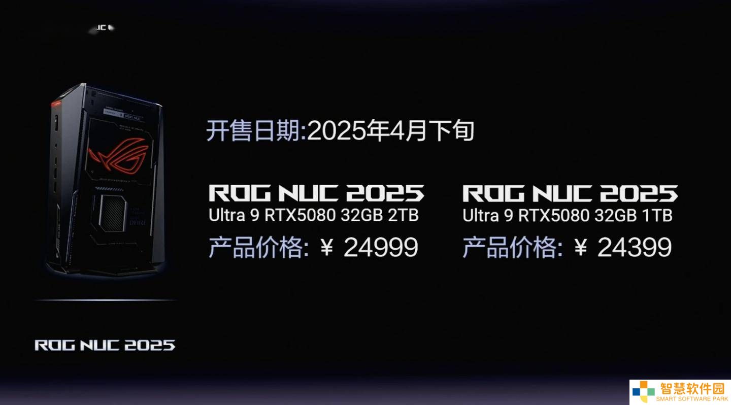 华硕2025款ROG NUC迷你主机震撼发布，高性能配置仅售24399元起