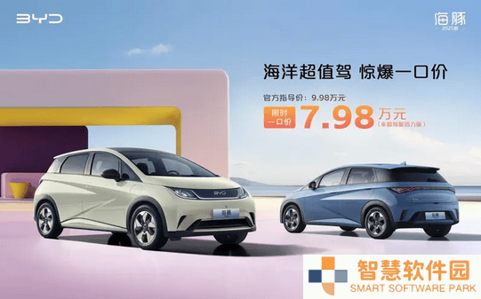 比亚迪海豚新招！2025款一口价7.98万，性价比超海鸥，能否再夺销冠？