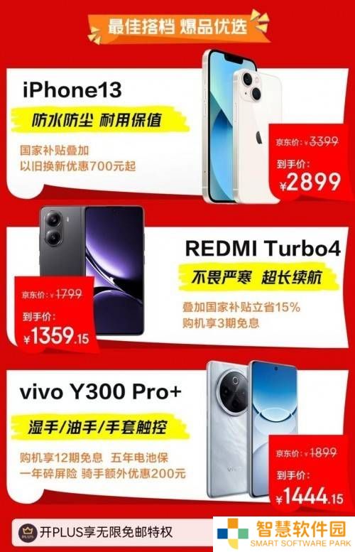 京东骑手专享福利：购手机立减200元，高效接单就靠它！