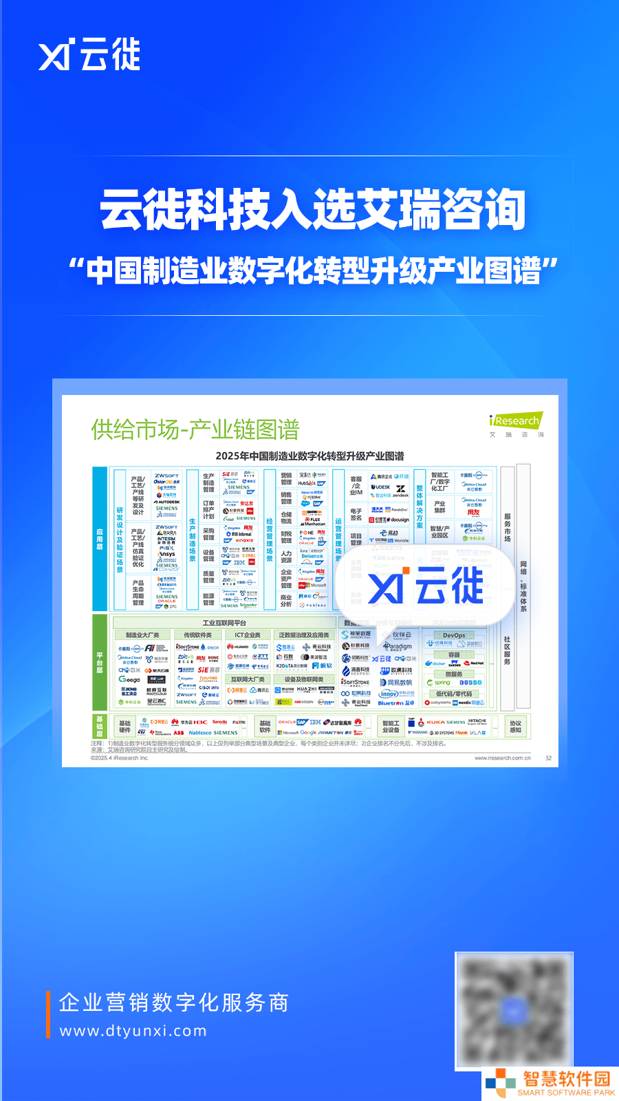 云徙科技赋能制造业转型，入选2025数字化转型升级产业图谱彰显实力