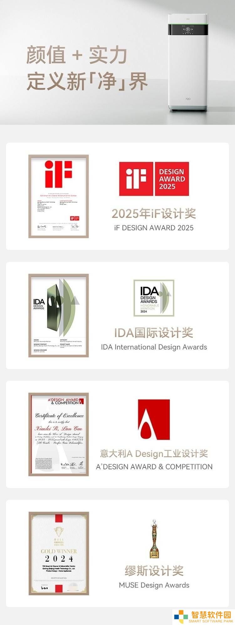 720健康科技智选产品摘金夺银，科技美学引领健康空气新风尚