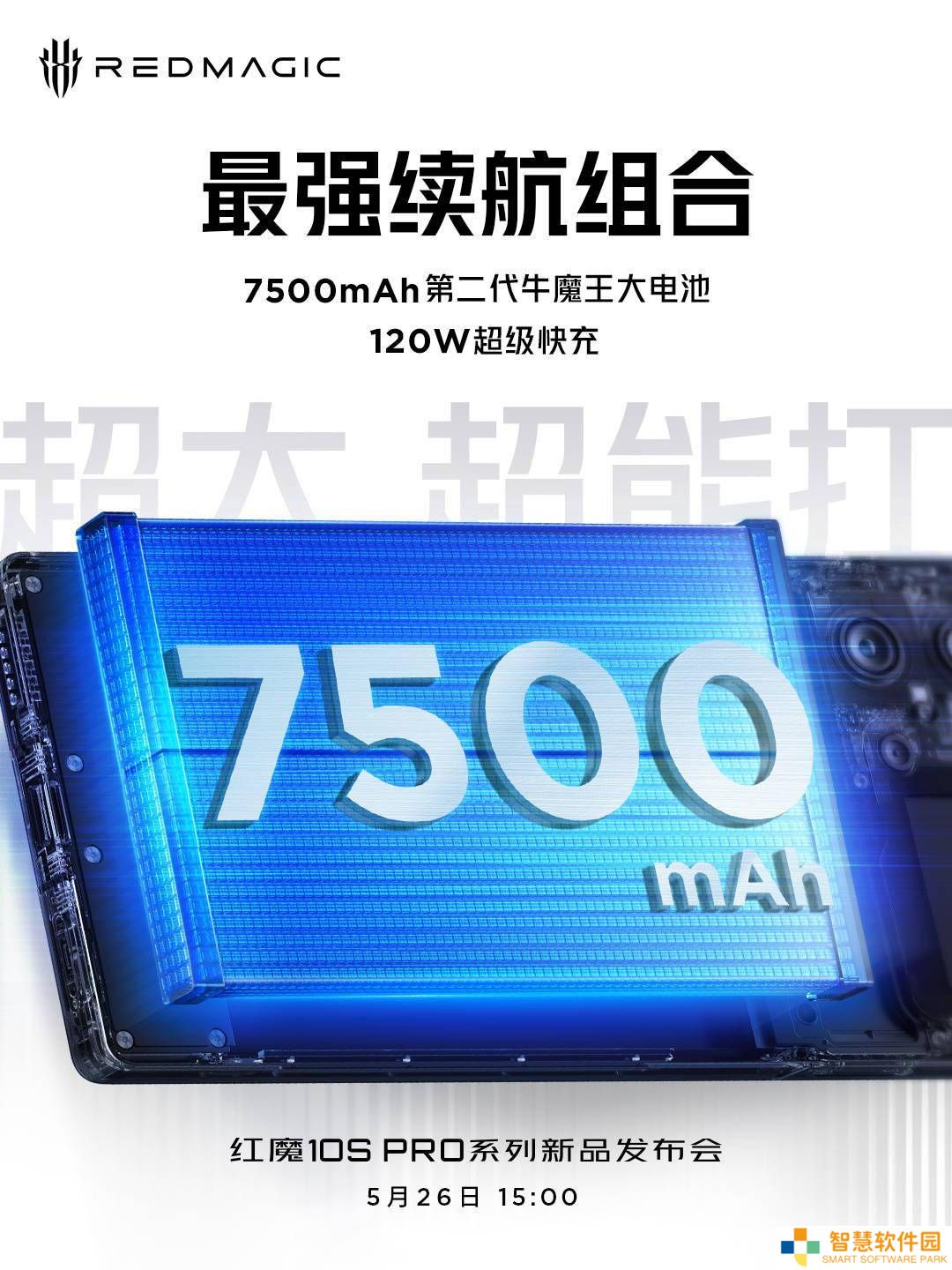 红魔10S Pro系列来袭：7500mAh大电池+120W快充，续航新王者？