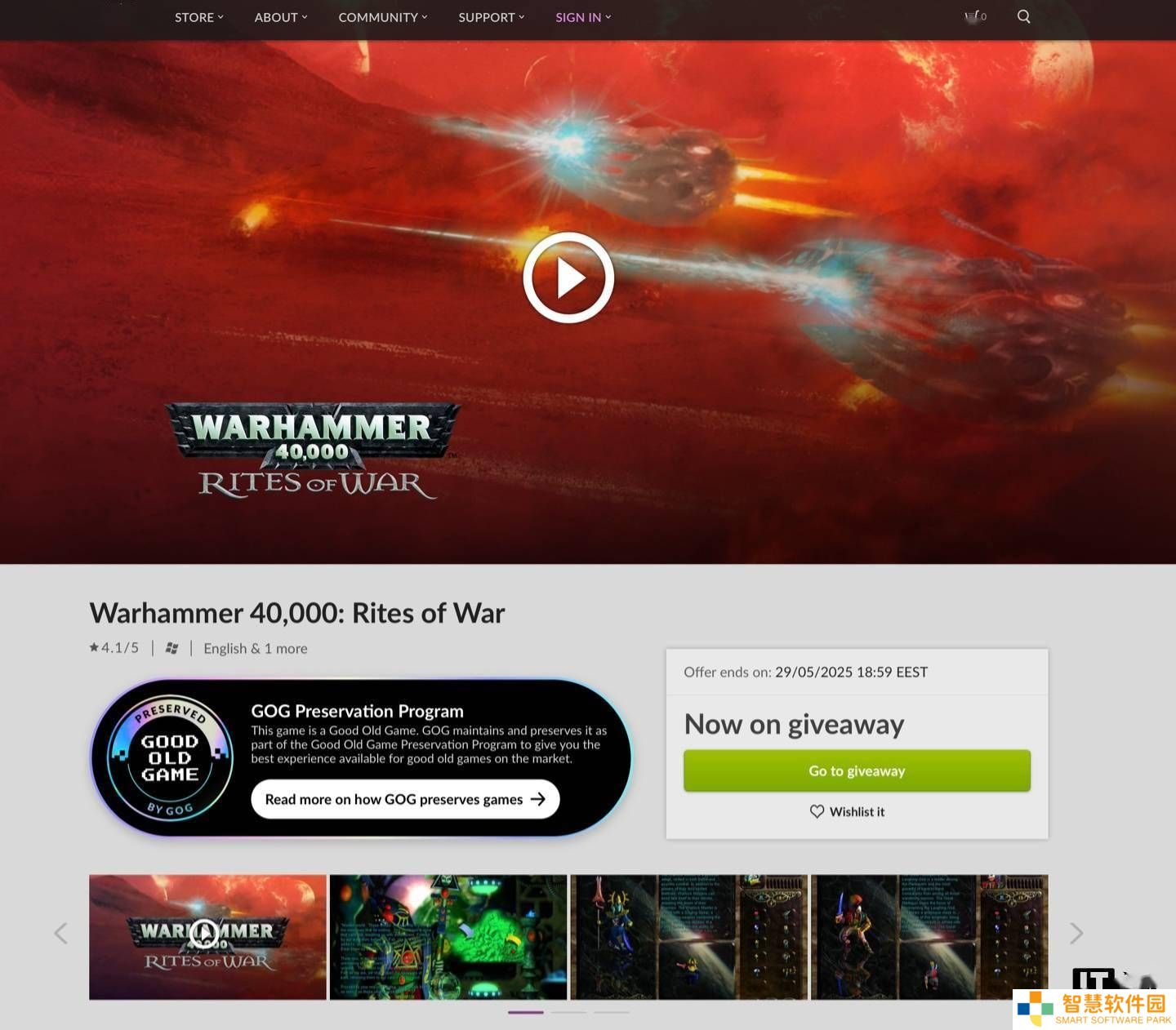 GOG福利！经典策略战棋《战锤40K：战争仪式》限时免费领