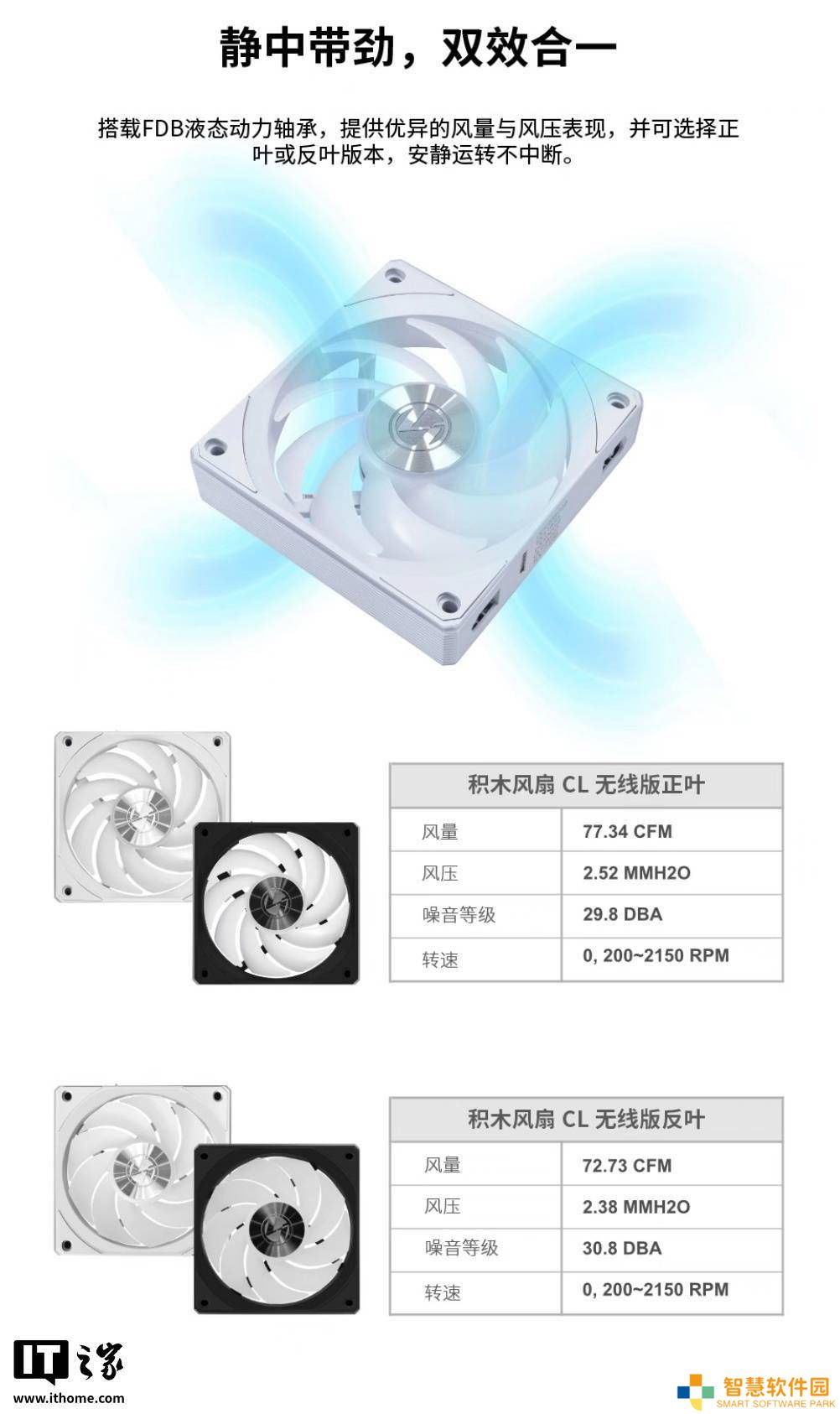 联力CL120积木风扇无线版来袭！双区灯效+易拆装，价格仅99元起